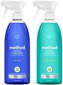 Method Glass Cleaner 2 Scent Variety Pack, 1 Waterfall, 1 Mint, 28 oz each