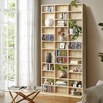 Oikiture Bookshelf 1044 CD/DVD Rack