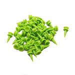 Bulldog Golf Tees® SUPER SAVER PACK of 100 LIME GREEN PLASTIC CASTLE TEES