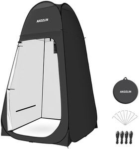 AKOZLIN Portable Pop Up Shower Tent Instant Privacy Dressing Changing Tent Outdoor Shower Room Camp Toilet Tent 74.8" High