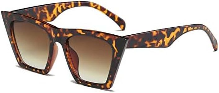 Long Keeper Gafas De Sol Mujer Ojo De Gato Retro, Moda Gafas Sol Vintage Lentes Cuadradas Ojos Gato UV400 Gafas de Sol para Mujer