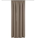 JEMIDI Curtain for Window - Blackout Curtains with Ruffle Tape for Curtain Rail Track Bedroom Living Room Windows