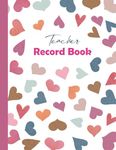 Teacher Record Book For Grading: Grading Book For Teachers. Large Grid Grade Book For Teachers. Gradebook For Teachers Multiple Classes.