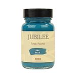 Guild Lane Jubilee Fine Paint - Rail Blue - Furniture, Metal, Fabric, Glass & More - Indoor & Outdoors - Water-Based Acrylic Paint - 60ml Jar