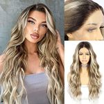 Light Blonde Synthetic Lace Front W