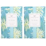 Greenleaf 2 pack of SPA SPRINGS - Fresh & Clean Scented Sachet Bag - of Aquatic, Citrus, Amber Musk - Drawer Fragrance Wardrobe Air Room Freshener for Living Room Bedroom Bathroom Laundry Basket