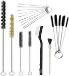 21 Pieces Nylon Mini Cleaning Brush Set Metal Straws Air Brush Spray Gun Humming Bird Feeders Coffee Machine Tubing Pipe Cleaner Nozzle