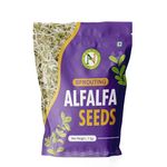 NatureVit Alfalfa Seeds for Sprouting, 1 Kg (Alfa Alfa Seeds)