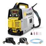 SSIMDER TIG Welding Machine, 140 A, 2 in 1 Lift TIG/MMA/E-Hand Welding Machine with WP-17 TIG Welding Torch Electrodes, Machine with Electrode Holder, TIG-200 Digital IGBT Inverter Welding Machine