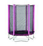 Plum 4.5ft Children's Trampoline and Enclosure - Pink