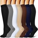 7 Pairs Compression Socks For Women