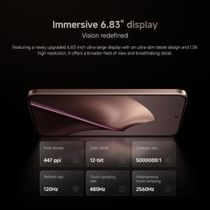 XIAOMI 15T Pro Smartphone 12+256GB, 6.83" 144Hz Eye-Care Display, 50MP Leica, Mocha Brown