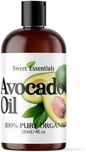100% Pure Organic Cold-Pressed Avocado Oil - 120ml - Imported From Italy - NON-GMO/Golden In Colour