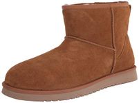 Koolaburra by UGG Men's Burra Mini Ankle Boot, Chestnut, 8 UK