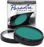 Mehron Makeup Paradise Makeup AQ Pro Size | Stage & Screen, Face & Body Painting, Special FX, Beauty, Cosplay, and Halloween | Water Activated Face Paint & Body Paint 1.4 oz (40 g) (Deep Sea)