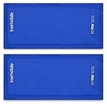 kwmobile Cold Gel Packs - 2X Reusable Gel Ice Packs for Hot/Cold Use (28 x 13 cm)