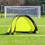 FORZA Flash Pop-Up Football Goals [Pair] | Kids Football Goals for the Garden | Mini Football - Quick & Easy Pop Up Portable Goals | [2.5ft, 4ft & 6ft] (4ft [Pair])