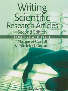 Writing Scientific Research Articles: Strategy and Steps