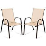 Giantex Set of 2 Patio Chairs, Outd