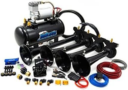 HornBlasters Conductor's Special 120 PSI 1.5 Gallon All-In-One Train Horn Kit - US Made Horns - 147.7 Actual dB