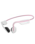 Shokz OpenMove - Open-Ear Bluetooth Sport Headphones - Bone Conduction Wireless Earphones - Sweatproof for Running and Workouts, with Sticker Pack (Pink)