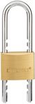 BRINKS 671-50061 Brass 50mm Commercial Solid Keyed Padlock with Adjustable Shackle