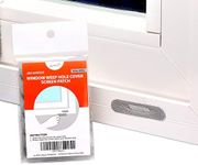 by.RHO 50pcs Window WEEPHOLE Cover Screen Patch (Silver Gray)