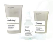 The Daily Set.Three Hydrating Formulas. Squalane cleanser(50ml)&The Ordinary Hyaluronic Acid 2% + B5 face serum (30ML)&Natural Moisturizing factors+HA (30ml) Skincare