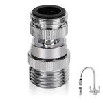 Garden Hose Faucet Adapter, Garden Hose Connector Brass Faucet Hose Adapter for Kitchen and Bathroom Sink Faucets