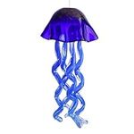 20Inch Art Blown Glass Jellyfish Wi