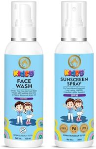 Mom & World Kidsy Face Wash Tear Free, 120ml + Kids Sunscreen Spray SPF 50
