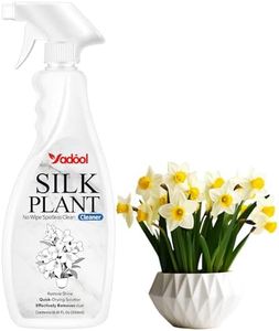 Yadool Silk Plant Cleaner Spray No Wipe - Artificial Plant & Silk Flower Cleaner Spray, Dust Remover for Fake Plants, No Wipe, Quick Drying - 16.91oz