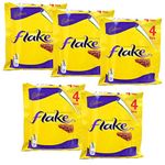 Cadbury Flake Chocolate 4 Bars Multipack 80g (Pack of 5) 20 Bars and 400g in Total