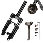 MIMIRACLE Electric Scooter Front Suspension Kit Spring Fork Compatible with Max G30 G30LP Segway Ninebot Electric Scooter Shock Absorption Parts Anti-Vibration Accessories with Foot Stand