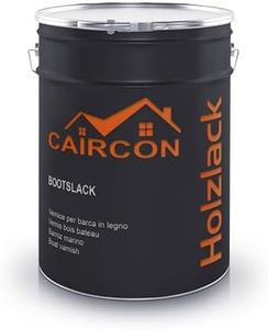CAIRCON Vernis Marin pour Bois Protection Laque Bateau Extérieur Incolore Mat - 5L