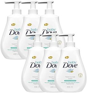 Dove Baby Head to Toe Body Wash Sensitive Moisture - 6 Packs x 13.52 FL.Oz / 400 ml