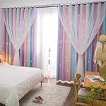 Yancorp Curtains for Girls Bedroom 