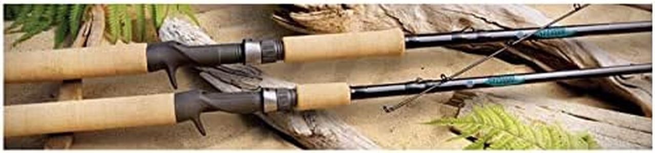 St. Croix PC70HF Premier Carbon Casting Fishing Rod with Cork Handle, 7-feet, Classic Black Pearl
