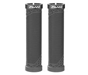 Funn Hilt Mountain Bike Handlebar Grips with Single Lock On Clamp, Lightweight and Ergonomic Bicycle Handlebar Grips with 22 mm Inner Diameter, Unique Patterned Bicycle Grips for MTB/BMX (Black)