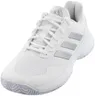 adidas Women's GameCourt 2 Sneaker, White/Silver Metallic/White, 10