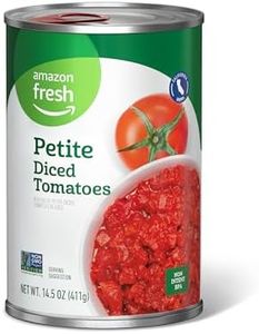 Amazon Fresh, Petite Diced Canned Tomatoes, 14.5 Oz (Previously Happy Belly, Packaging May Vary)