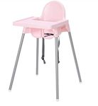 ANTILOP Highchair with Tray for Children (Pink)