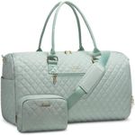 LOVEVOOK Travel Weekender with Toiletry Bag, Overnight Carry-On, Gym with Shoe Compartment & Wet Pocket, Mommy Hospital Bag