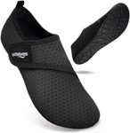 WateLves Water Shoes Barefoot Shoes Mens Women Beach Socks Aqua Swim Swimming sea Pool(Snowflake Black 6/7)
