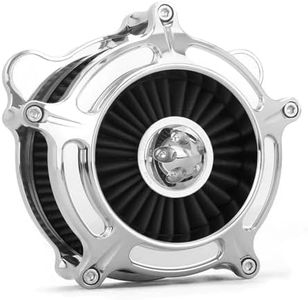 TGRNF Harley Air Cleaner Filter for Harley Davidson Air Cleaner Filter Softail Sportster Street Road for King Glide Trike Air Intake D-for M8 Softail 2018-2023 Touring 2017-2023 Trike Gray