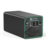 RoyPow 30W PD Power Bank with 12V 10A Constant Voltage Cigarette Lighter Socket, 86.58Wh USB C Laptop Portable Charger, 18W QC & 12V DC Battery Pack, Perfect for Dash Cam Astrophotography or Camping