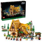 LEGO Disney Snow White and The Seven Dwarfs’ Cottage Building Kit for Adults, Build and Display Disney Princess Set with 10 Minifigures Including Snow White, Gift for Fans of The Classic Movie, 43242