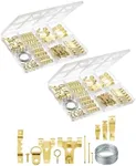 Mr. Pen- Picture Hanging Kit, 410pc, Gold, Picture Hangers, Nails for Hanging Pictures, Wall Hangers, Picture Hanging, Picture Hanging Hooks, Frame Hanging Hardware, Wall Hanging Kit