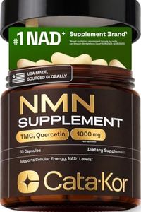 Cata-Kor NMN Supplement – 4-in-1 NAD Supplement with Quercetin | TMG | Resveratrol – NMNH Alternative – Supports Cellular Energy & NAD+ Level – 60 Capsules – Third-Party Tested (1 Pack)