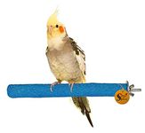 Sage Square Set of 2 Natural Habitat Wooden Sand Perch/Stand/Toy for Birds (Light Weight) (Size - 8")